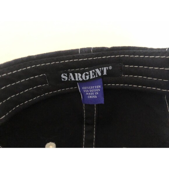 Sargent Cyle Products Baseball Hat/Cap Black Adjustable - Picture 3 of 4